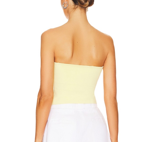 A.L.C. Dean Top in Citrine Yellow Size Small - Picture 2 of 5